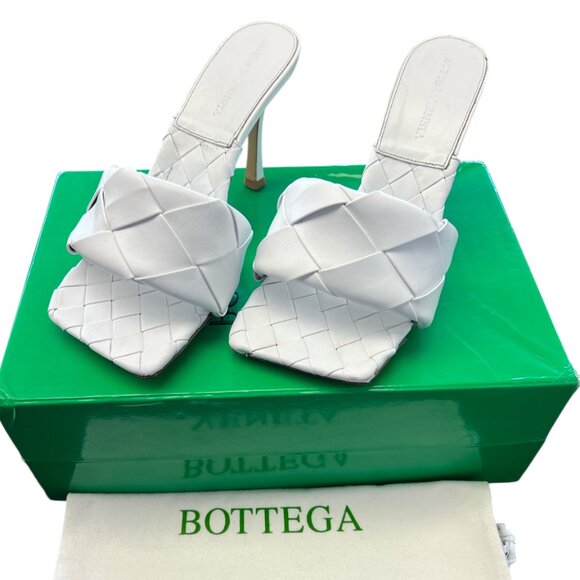 Bottega Veneta Intrecciato Leather Mules - Picture 1 of 4